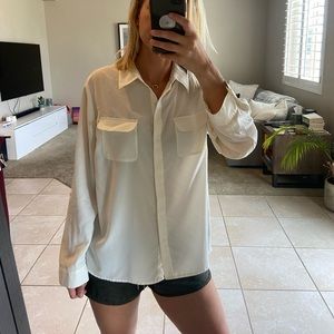 Chicos - white button down - come grab it while it’s HOT!